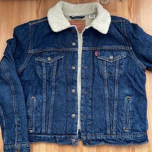 Levi’s Faux Fur Denim Jacket
